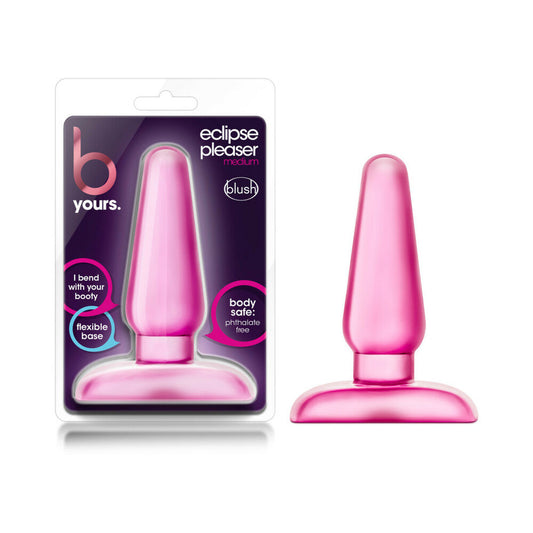 BLUSH - B YOURS ECLIPSE PLEASER ANAL PLUG MEDIUM PINK