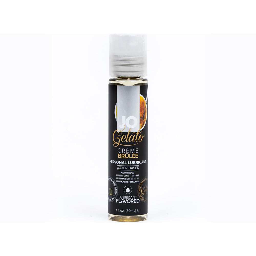SYSTEM JO - JO GELATO CRÈME BRÛLÉE FLAVORED WATER-BASED LUBRICANT 1 OZ.