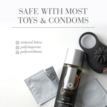 SYSTEM JO - JO GELATO CRÈME BRÛLÉE FLAVORED WATER-BASED LUBRICANT 1 OZ.
