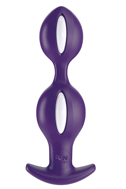 FUN FACTORY - B BALLS DUO WHITE | DARK VIOLET