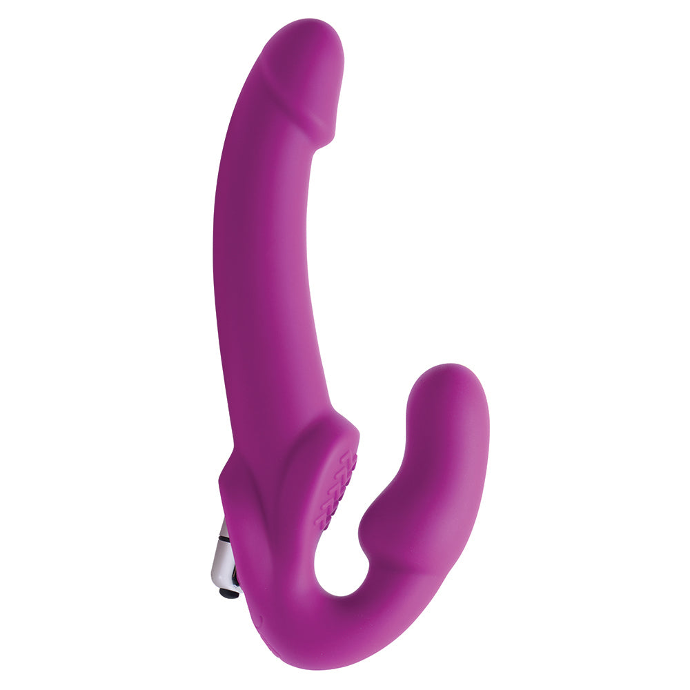 XR BRANDS - STRAP U EVOKE DILDO STRAP-ON DE SILICONE SEM ARNÊS