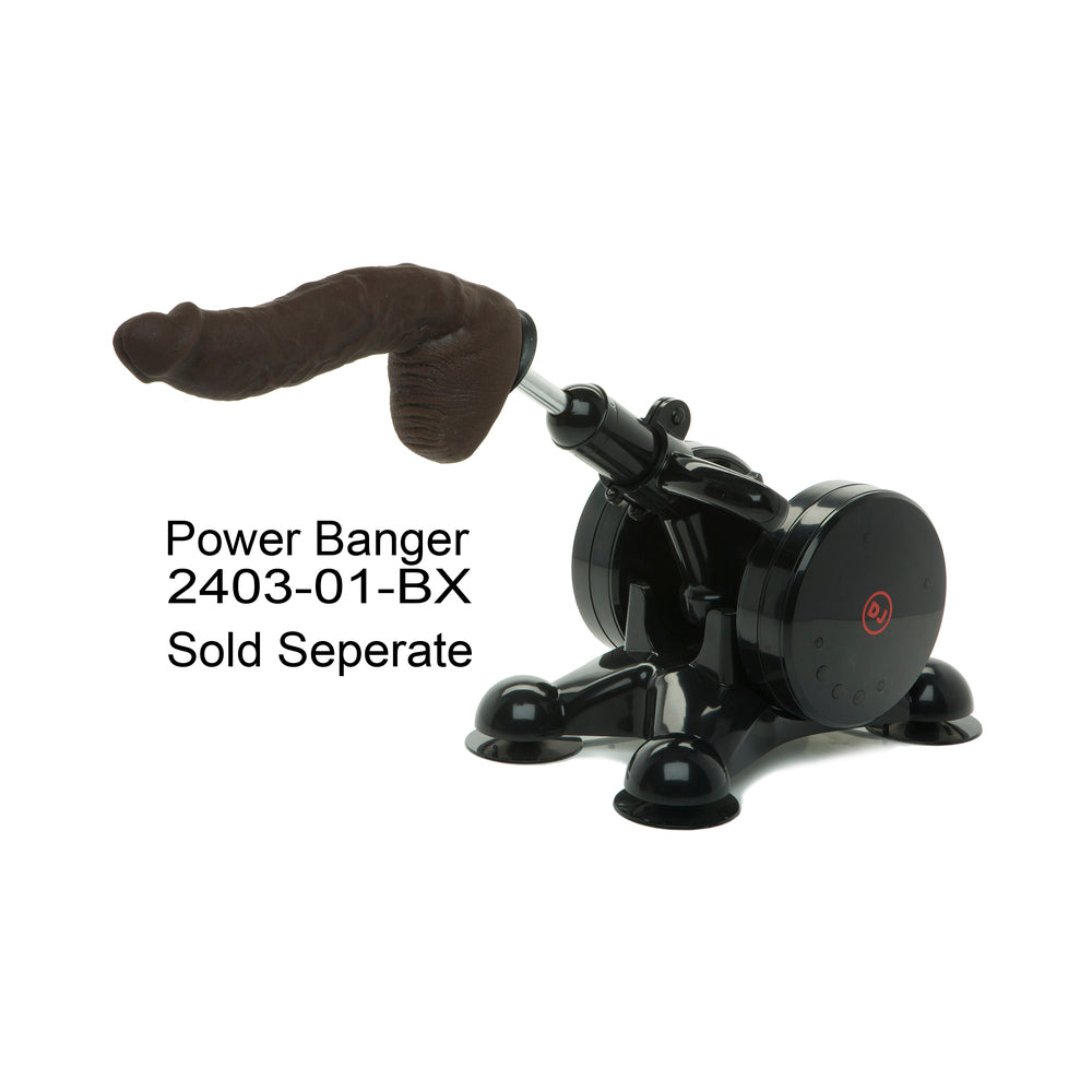 DOC JOHNSON - PRINCE YAHSHUA ULTRASKYN 10.5IN DILDO WITH REMOVABLE VAC-U-LOCK SUCTION CUP