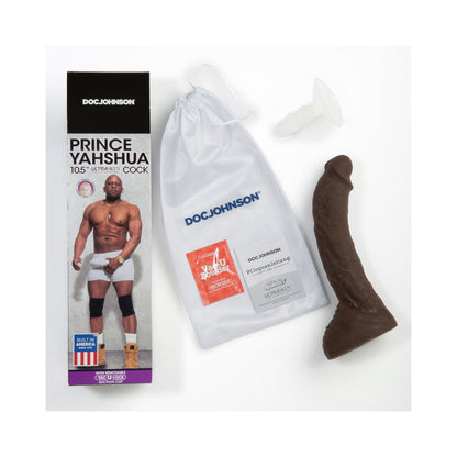 DOC JOHNSON - PRINCE YAHSHUA ULTRASKYN 10.5IN DILDO WITH REMOVABLE VAC-U-LOCK SUCTION CUP