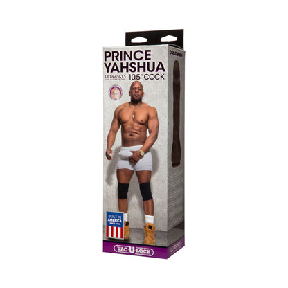 DOC JOHNSON - PRINCE YAHSHUA ULTRASKYN 10.5IN DILDO WITH REMOVABLE VAC-U-LOCK SUCTION CUP