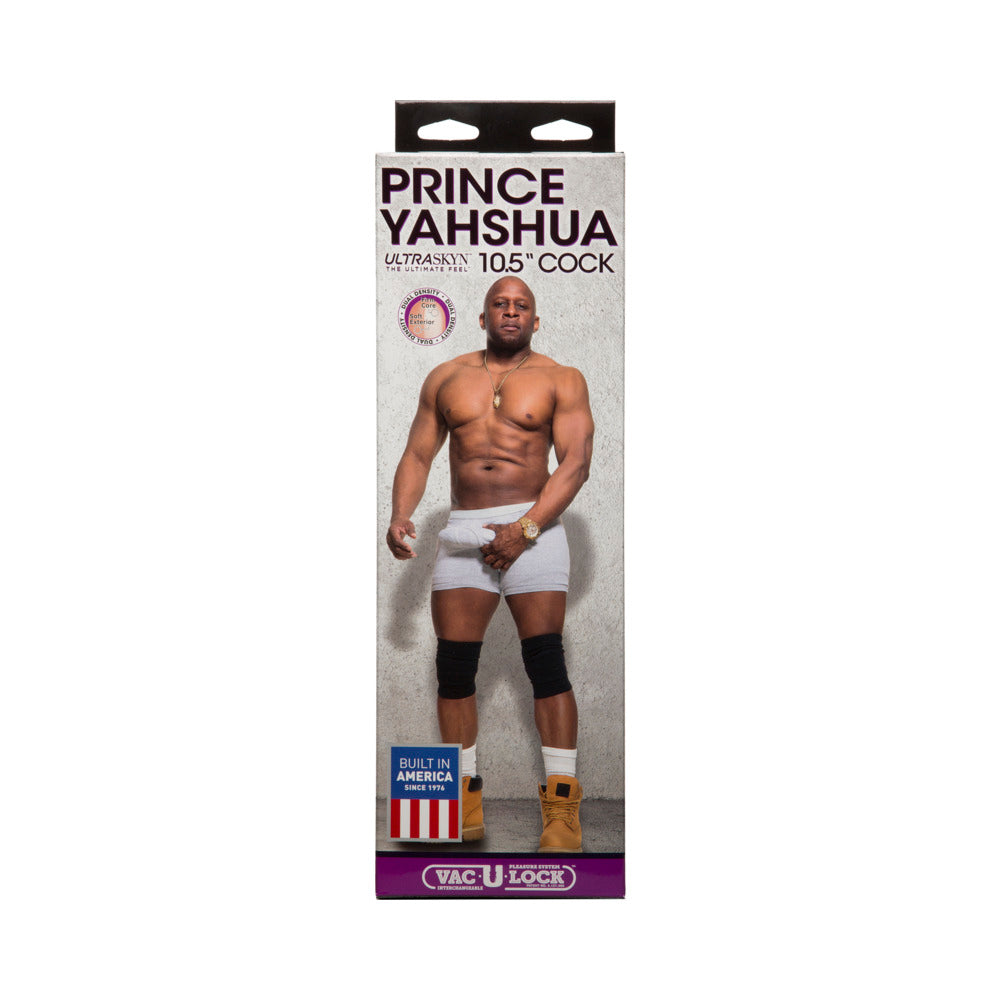 DOC JOHNSON - PRINCE YAHSHUA ULTRASKYN 10.5IN DILDO WITH REMOVABLE VAC-U-LOCK SUCTION CUP
