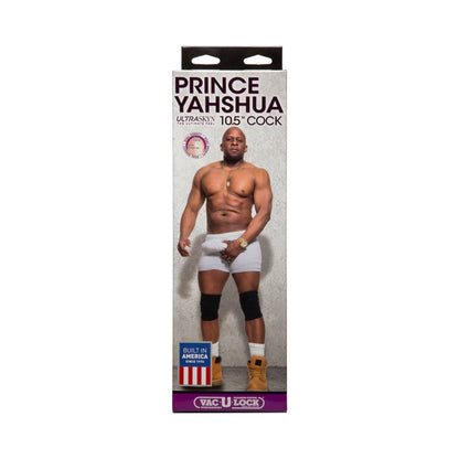 DOC JOHNSON - PRINCE YAHSHUA ULTRASKYN 10.5IN DILDO WITH REMOVABLE VAC-U-LOCK SUCTION CUP