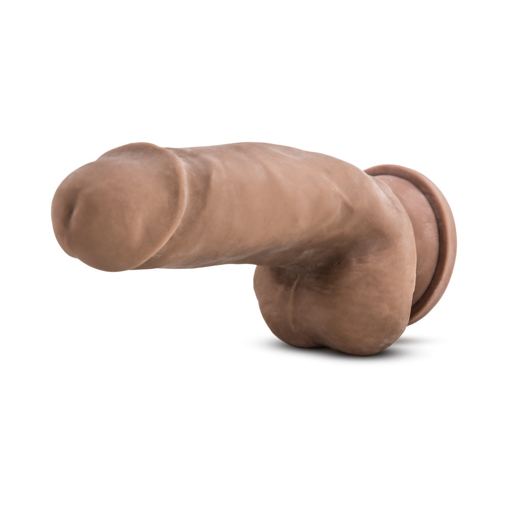 BLUSH - AU NATUREL 7 IN. SENSA FEEL FAT BOY POSABLE DUAL DENSITY DILDO