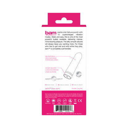 VEDO - BAM RECHARGEABLE BULLET - FOXY PINK