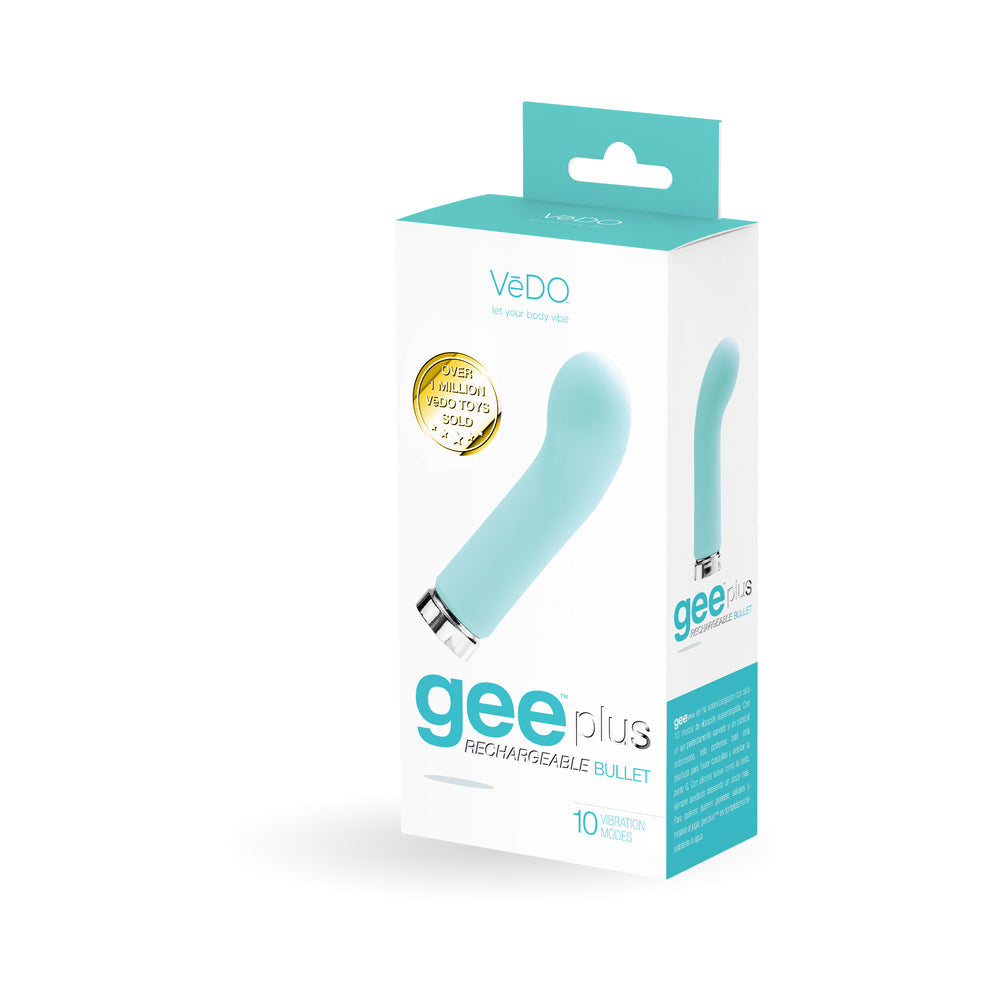 VEDO - GEEPLUS RECHARGEABLE VIBE - TEASE ME TURQUOISE