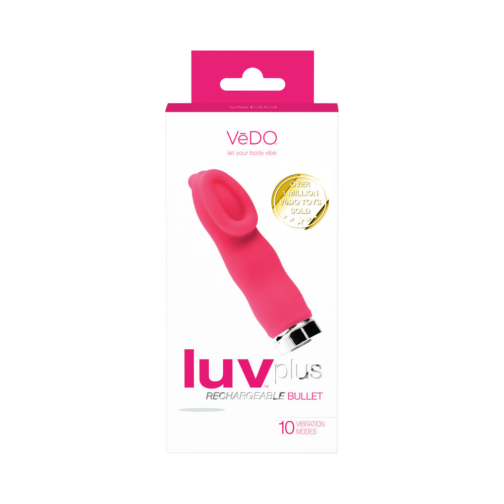 VEDO - LUVPLUS RECHARGEABLE VIBE - FOXY PINK