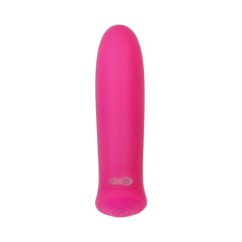 EVOLVED - PRETTY IN PINK RECHARGEABLE SILICONE BULLET VIBRATOR