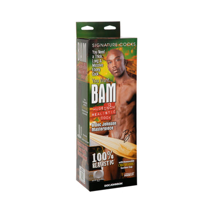 DOC JOHNSON - BAM R5 - REALISTIC COCK 13IN