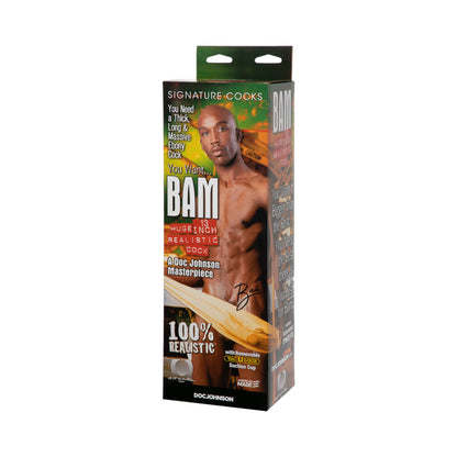DOC JOHNSON - BAM R5 - REALISTIC COCK 13IN