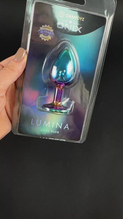CAMTOYZ - ONIX LUMINA IRIDESCENT ANAL PLUG