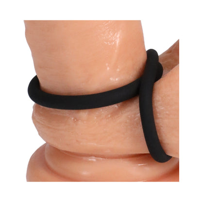 ROCK SOLID - CONJUNTO DE 3 JUNTAS DE SILICONE PRETO (0,75 POL., 1 POL., 1,25 POL.)