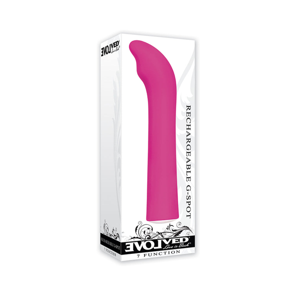 EVOLVED - RECHARGEABLE G-SPOT VIBRATOR PINK