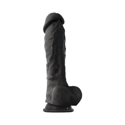 NS NOVELTIES - COLOURSOFT 8IN SOFT DILDO BLACK