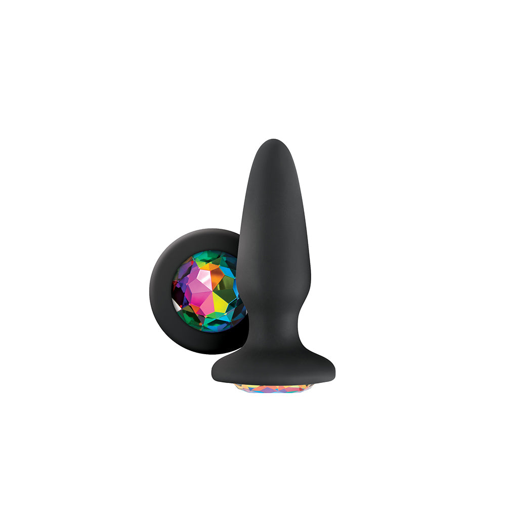 NS NOVELTIES - GLAMS ANAL PLUG RAINBOW GEM