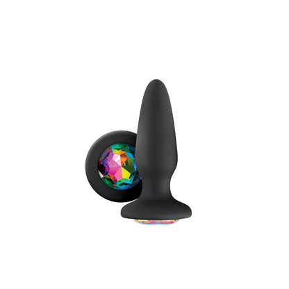 NS NOVELTIES - GLAMS ANAL PLUG RAINBOW GEM