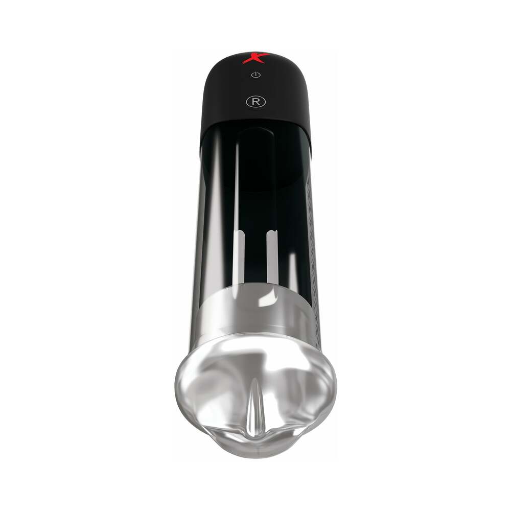 PDX BRANDS - PDX ELITE AUTOMATED SUCTION BLOWJOB PUMP CLEAR/BLACK