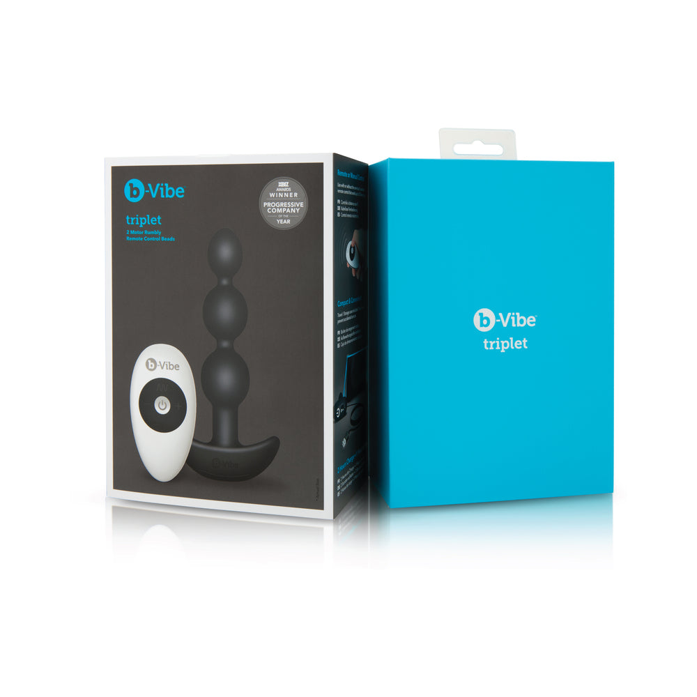 B-VIBE - TRIPLET VIBRADOR ANAL COM CONTROLO REMOTO RECARREGÁVEL