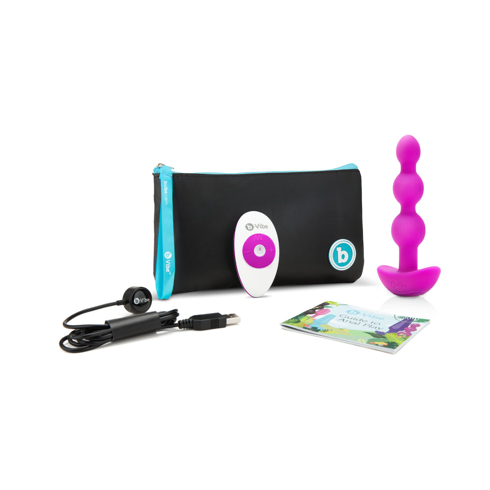 B-VIBE - TRIPLET VIBRADOR ANAL COM CONTROLO REMOTO RECARREGÁVEL
