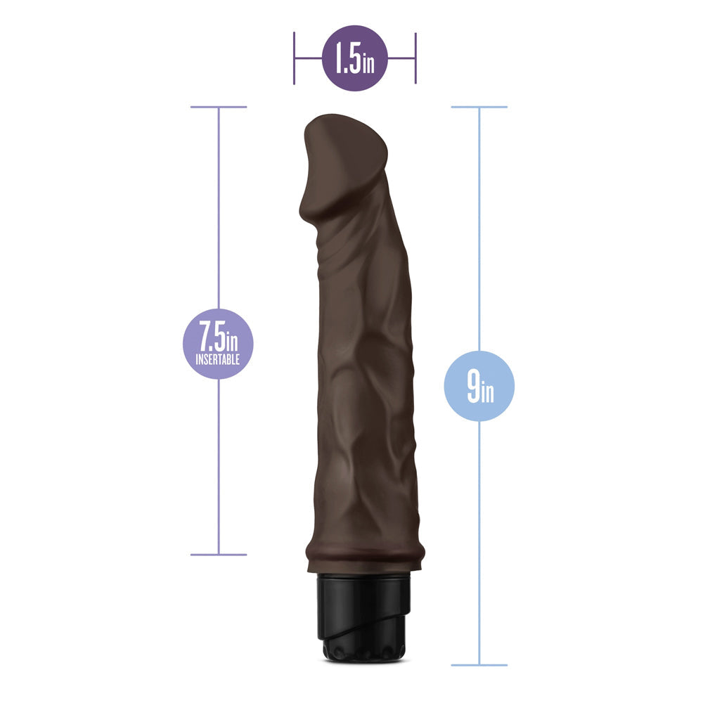 BLUSH - DR. SKIN COCK VIBE 6 REALISTIC 8.75 IN. VIBRATING DILDO