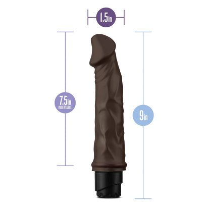 BLUSH - DR. SKIN COCK VIBE 6 REALISTIC 8.75 IN. VIBRATING DILDO