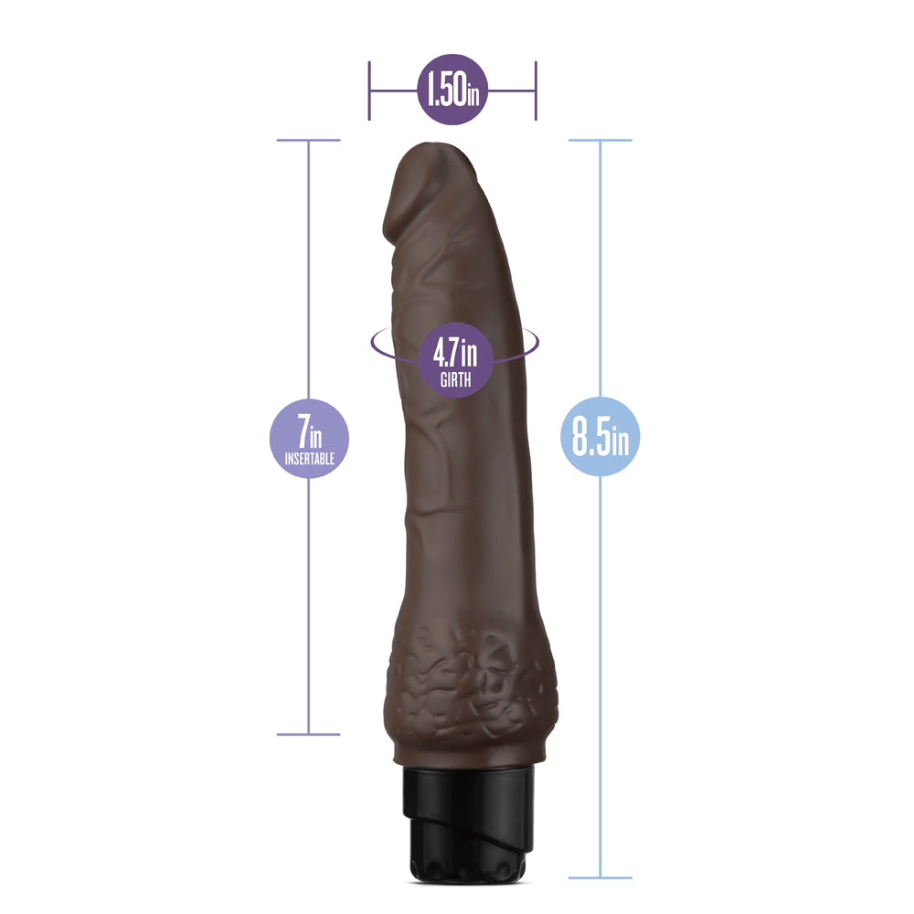 BLUSH - DR. SKIN COCK VIBE 7 REALISTIC 8.5 IN. VIBRATING DILDO