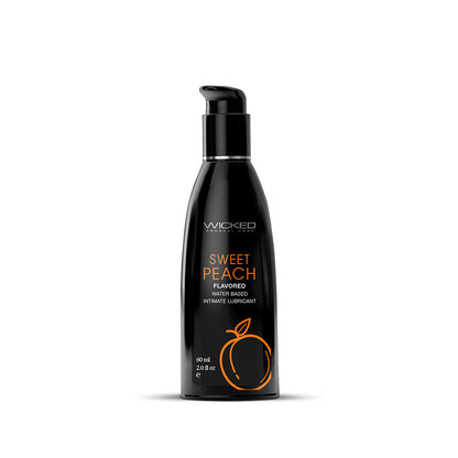 WICKED - AQUA SWEET PEACH WATER-BASED LUBRICANT 2 OZ.