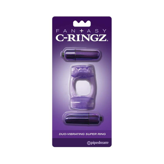 PIPEDREAM - FANTASY C RINGZ DUO VIBRATING SUPER RING WITH DUAL BULLETS
