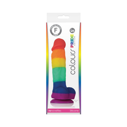 NS NOVELTIES - COLOURS PRIDE EDITION 5 IN. DILDO RAINBOW