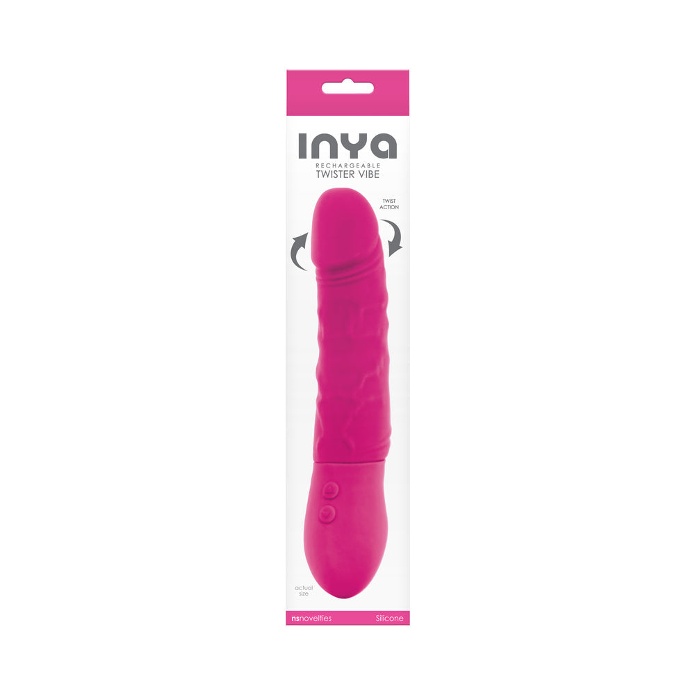 NS NOVELTIES - INYA TWISTER RECHARGEABLE ROTATING VIBRATOR PINK