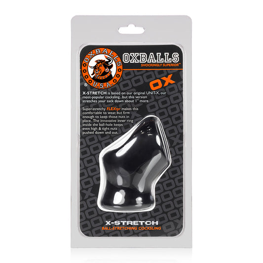OXBALLS - UNIT-X STRETCH, COCKSLING, BLACK
