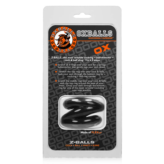 OXBALLS - Z-BALLS, BALLSTRETCHER, BLACK