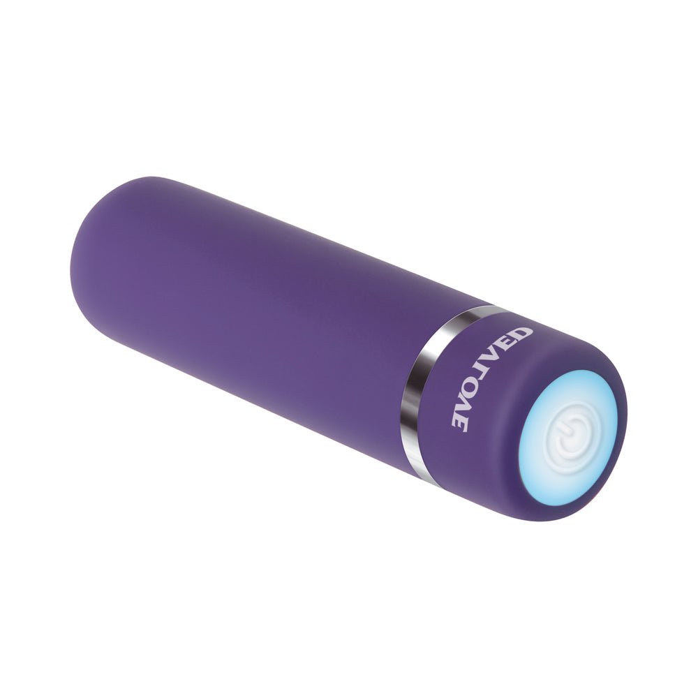 EVOLVED - PURPLE PASSION RECHARGEABLE PETITE BULLET VIBRATOR