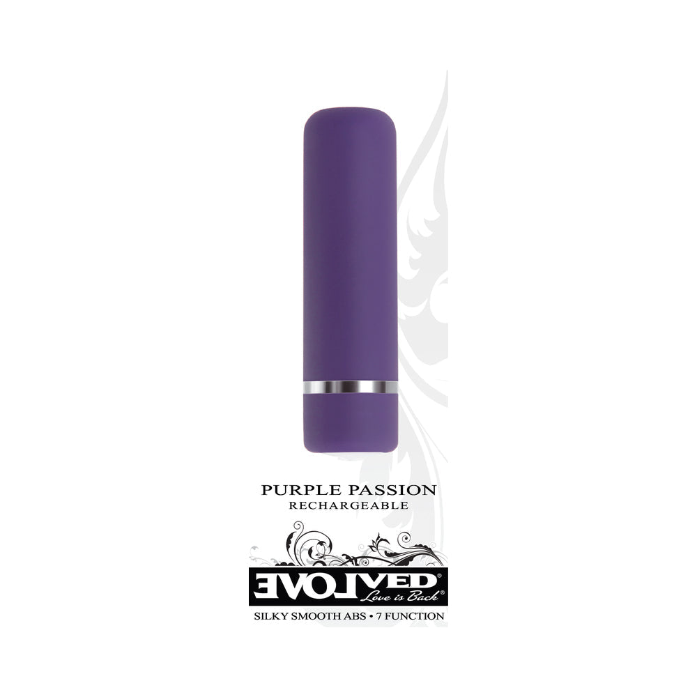 EVOLVED - PURPLE PASSION RECHARGEABLE PETITE BULLET VIBRATOR