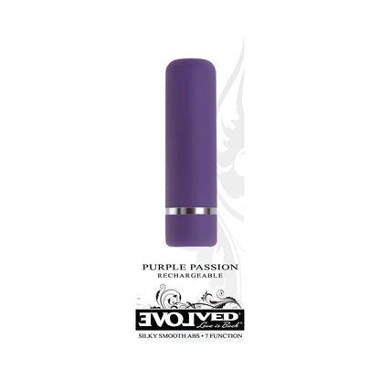 EVOLVED - PURPLE PASSION RECHARGEABLE PETITE BULLET VIBRATOR