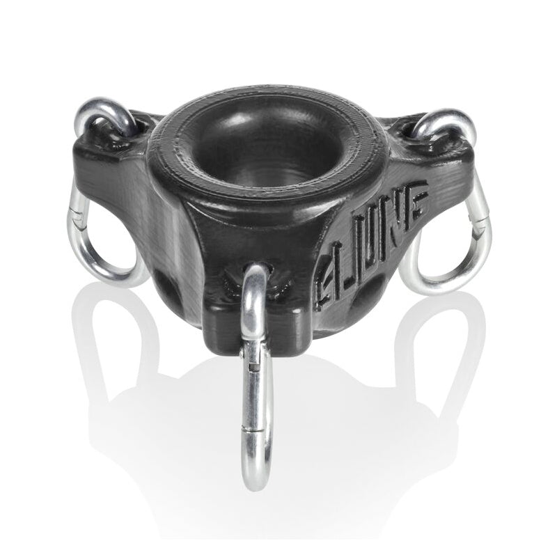 OXBALLS - SLUNG, BALL STRETCHER WITH 3 CARABINERS, BLACK