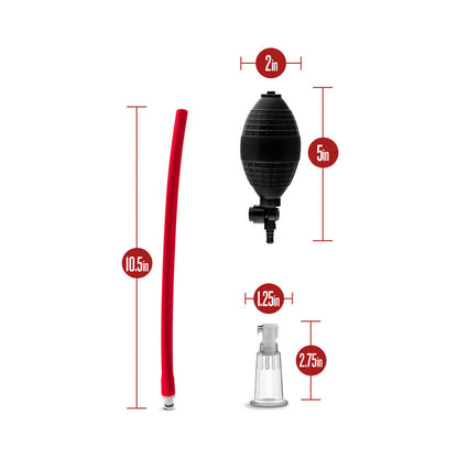 BLUSH - TEMPTASIA BEGINNER'S CLITORAL PUMPING SYSTEM BLACK