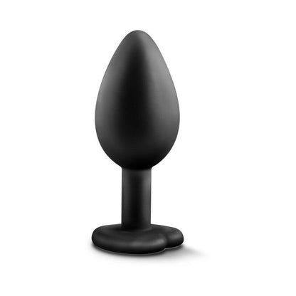 BLUSH - TEMPTASIA BLING ANAL PLUG WITH HEART SHAPED GEM BASE SMALL