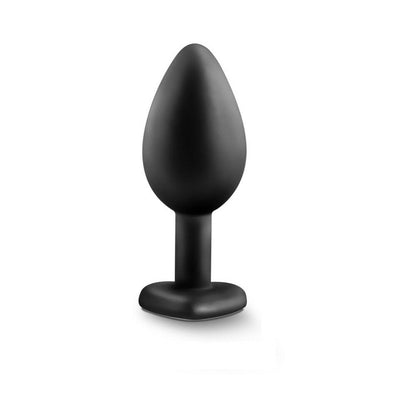 BLUSH - TEMPTASIA BLING ANAL PLUG WITH HEART SHAPED GEM BASE SMALL