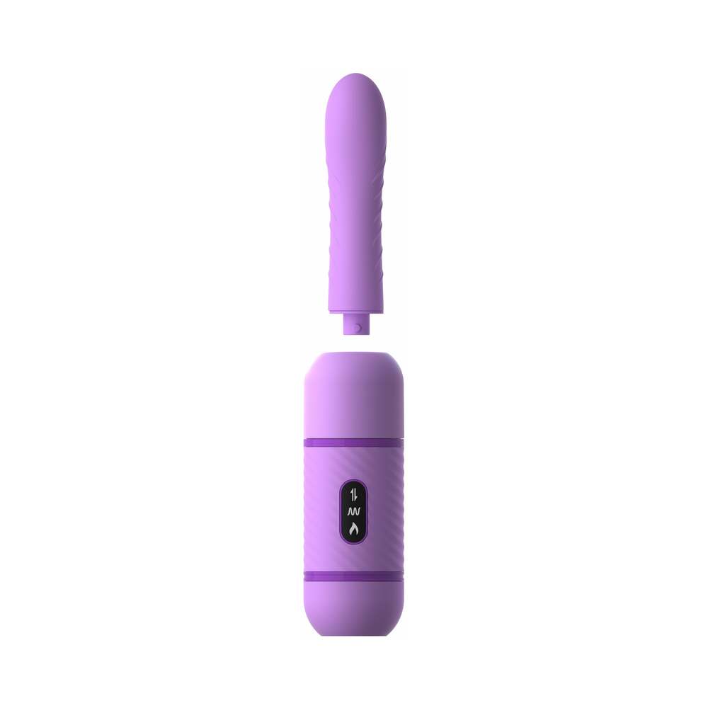 PIPEDREAM - FANTASY FOR HER LOVE THRUST-HER RECHARGEABLE SILICONE THRUSTING VIBRATOR PURPLE