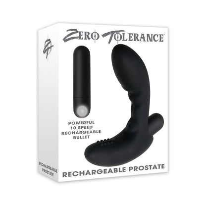ZERO TOLERANCE - ETERNAL P-SPOT RECHARGEABLE VIBRATING PROSTATE MASSAGER BLACK