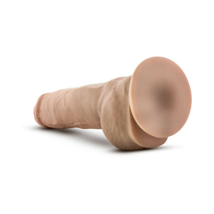 BLUSH - AU NATUREL BIG BOY 10 IN. POSABLE DUAL DENSITY DILDO WITH BALLS