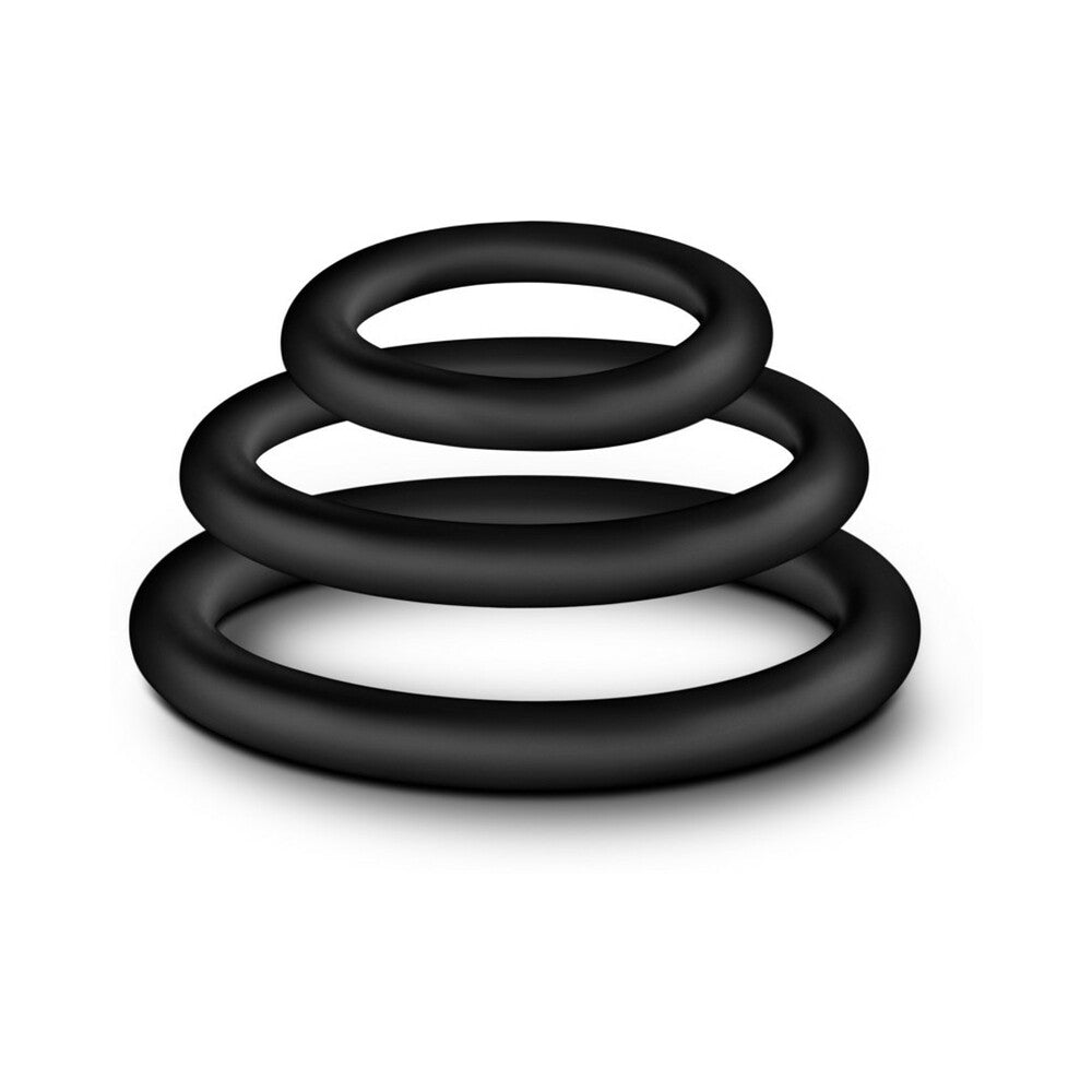 BLUSH - PERFORMANCE VS4 PURE PREMIUM SILICONE COCKRINGS CONJUNTO DE 3 PEÇAS