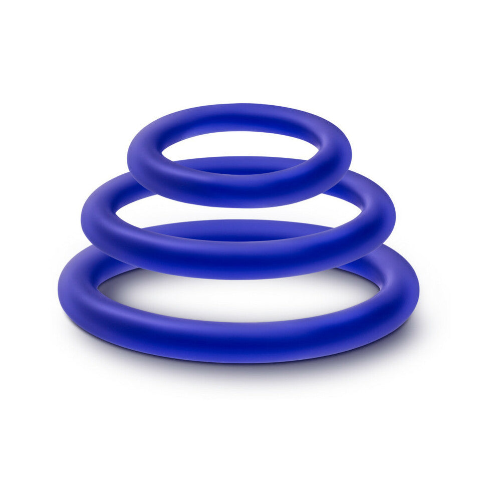 BLUSH - PERFORMANCE VS4 PURE PREMIUM SILICONE COCKRINGS CONJUNTO DE 3 PEÇAS