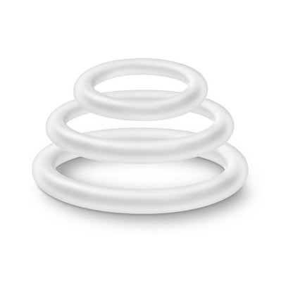 BLUSH - PERFORMANCE VS4 PURE PREMIUM SILICONE COCKRINGS CONJUNTO DE 3 PEÇAS