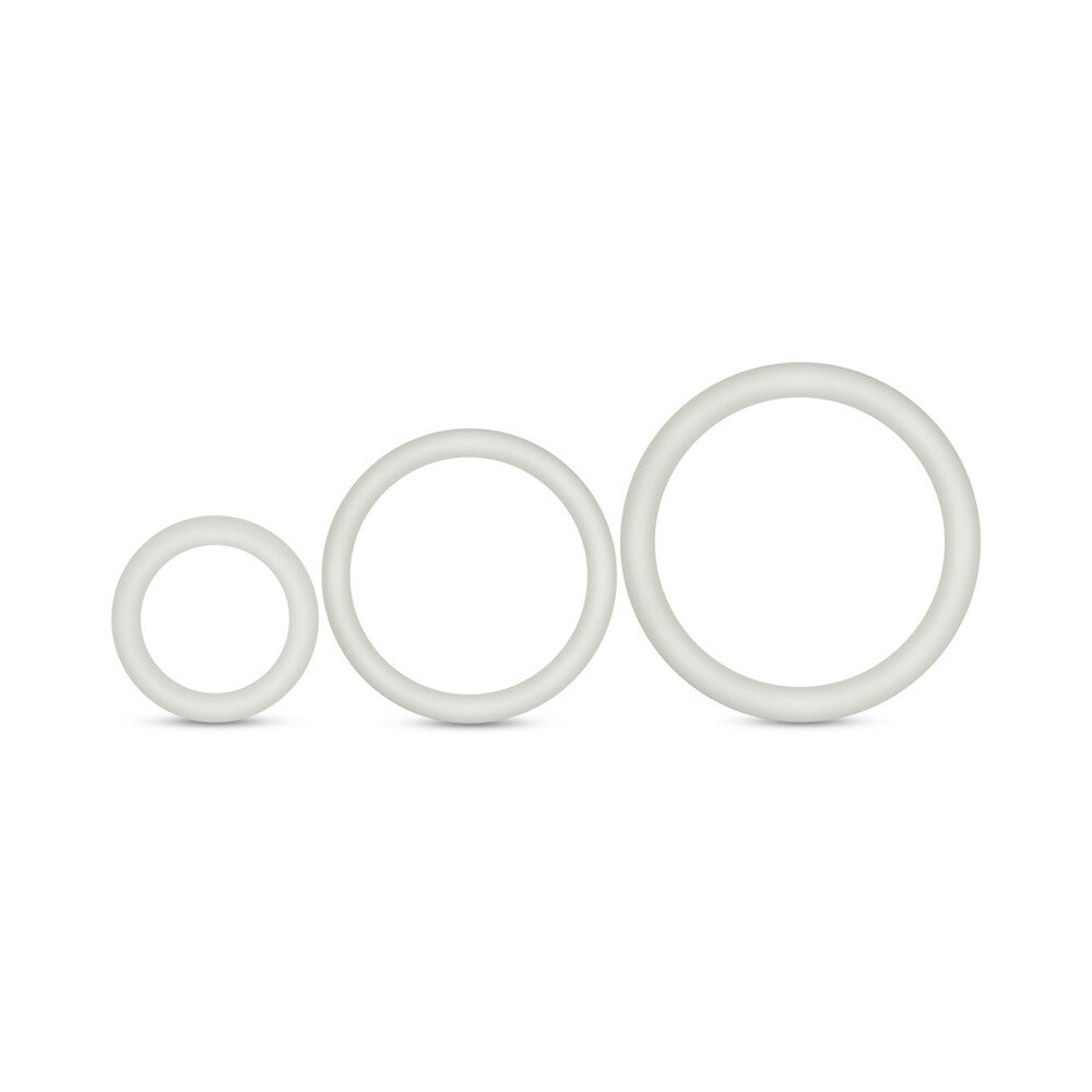 BLUSH - PERFORMANCE VS4 PURE PREMIUM SILICONE COCKRINGS CONJUNTO DE 3 PEÇAS