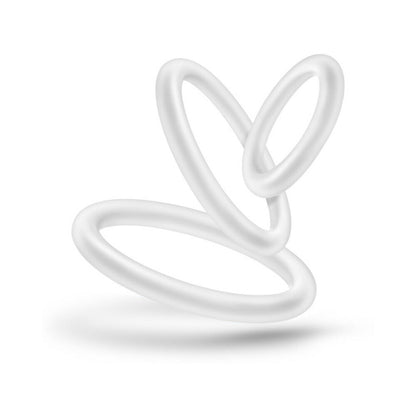 BLUSH - PERFORMANCE VS4 PURE PREMIUM SILICONE COCKRINGS CONJUNTO DE 3 PEÇAS